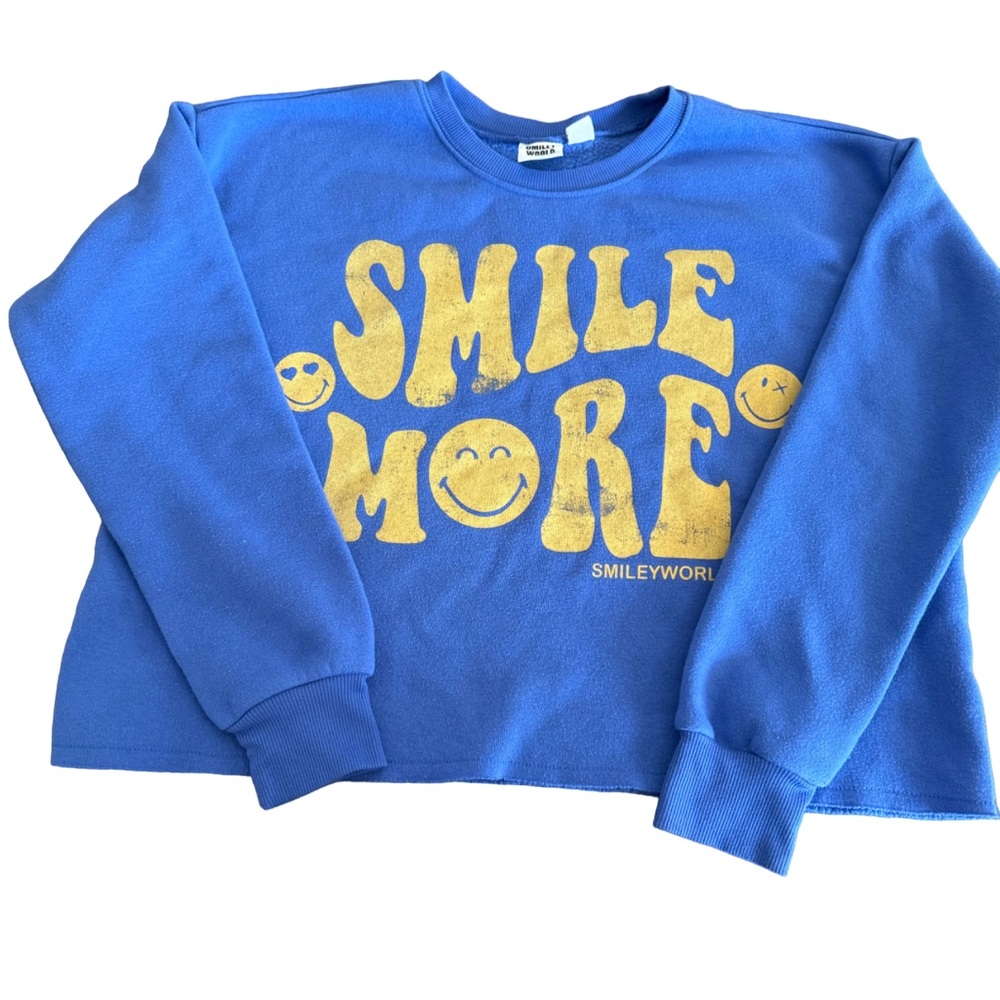 Smiley World Women’s Cropped Sweatshirt